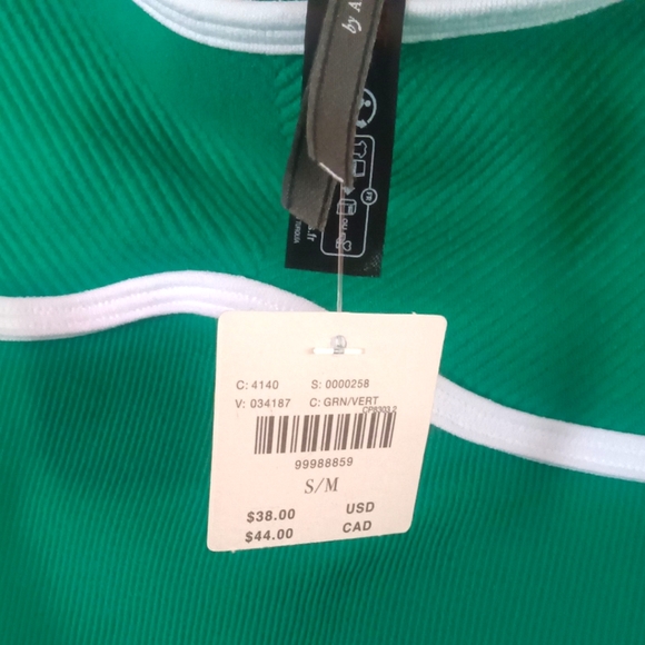 NWT By Anthropologie Bralette Green S/M - Picture 6 of 6